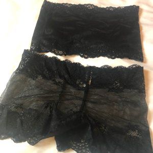Women new sexy lingerie lace strapless Tube Top se